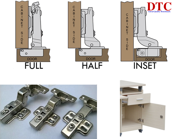 Các loại bản lề giảm chấn - Bản lề giảm chấn DTC